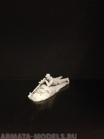 5014ТБ Боец лежа с противотанковым  ружьем Три Богатыря