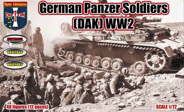 ORI72063 Фигуры German Panzer Soldiers DAK, Orion Orion