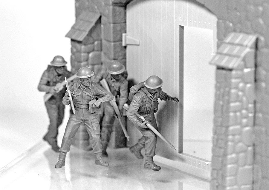 MB3585 Фигуры, Британская пехота. Западная Европа, 1944-1945 гг. Master Box (MB)