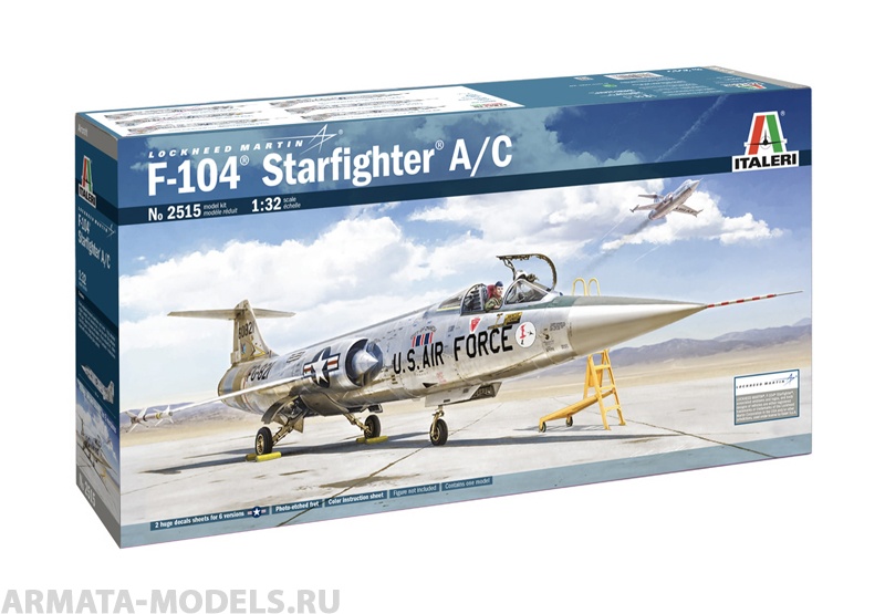 2515ИТ Самолет F-104 STARFIGHTER A/C Italeri