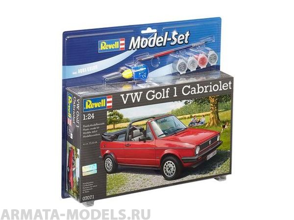 67071 Набор Автомобиль VW Golf 1 Cabrio Revell