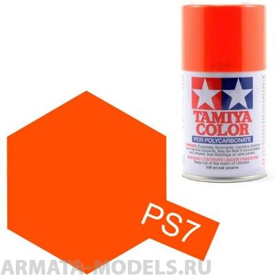 86007T Краска для поликарбоната PS-7 Orange
