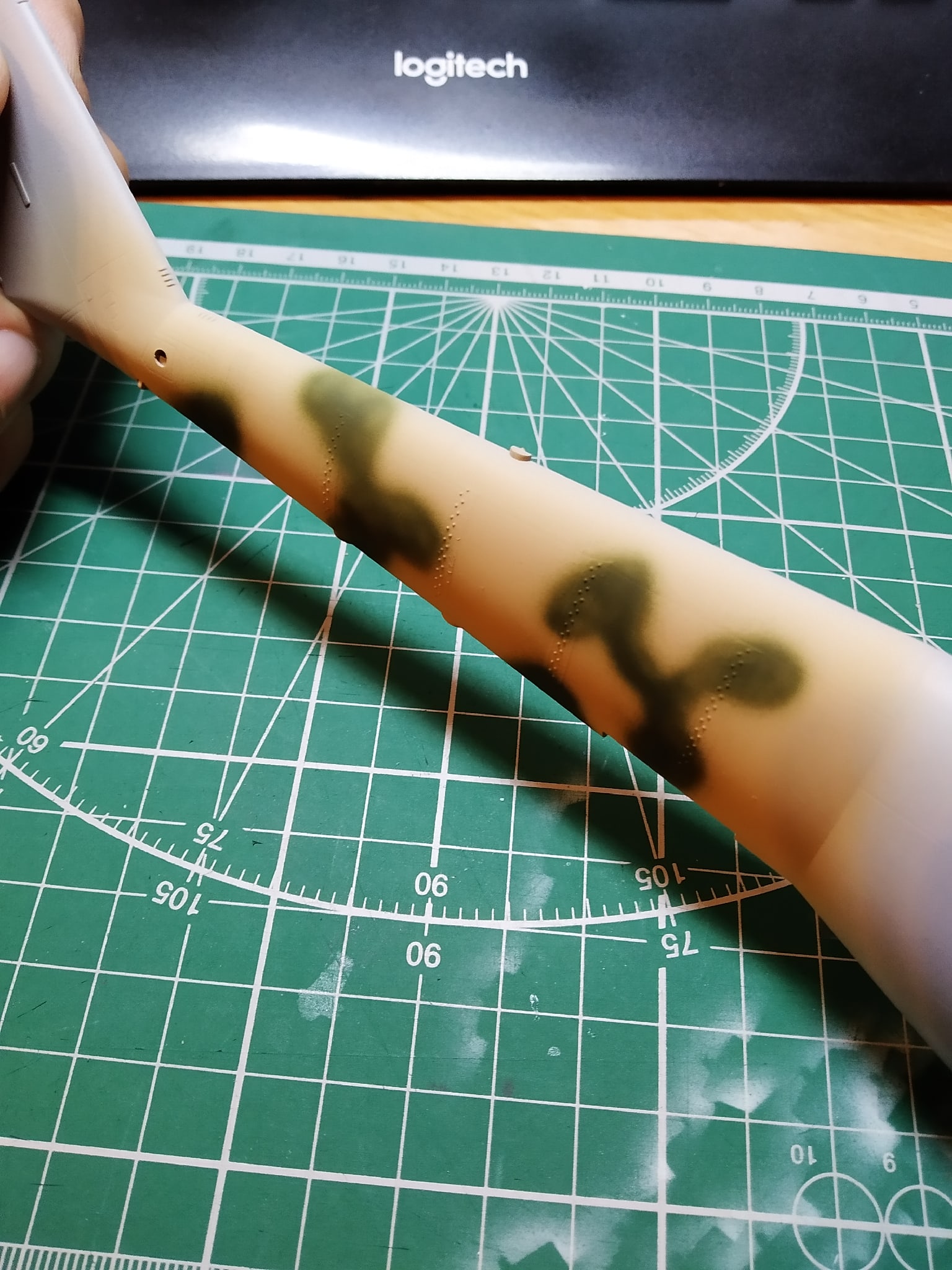 AM4814 Декаль объемная для имитации заклепок Зигзаг широкий, 1/48