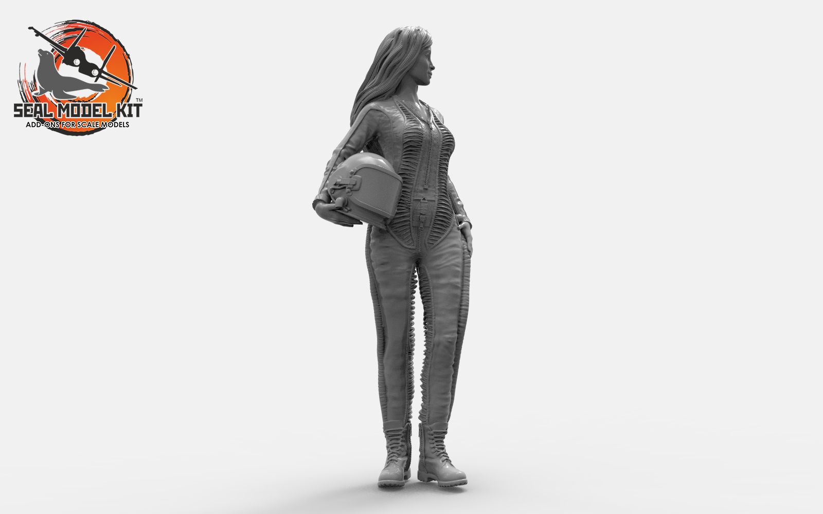 smk72010 Девушка пилот в вкк-6м