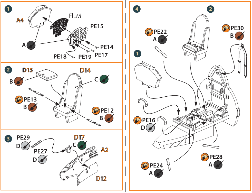 CPA72010 Интерьер для Gloster E.28/39 Pioneer