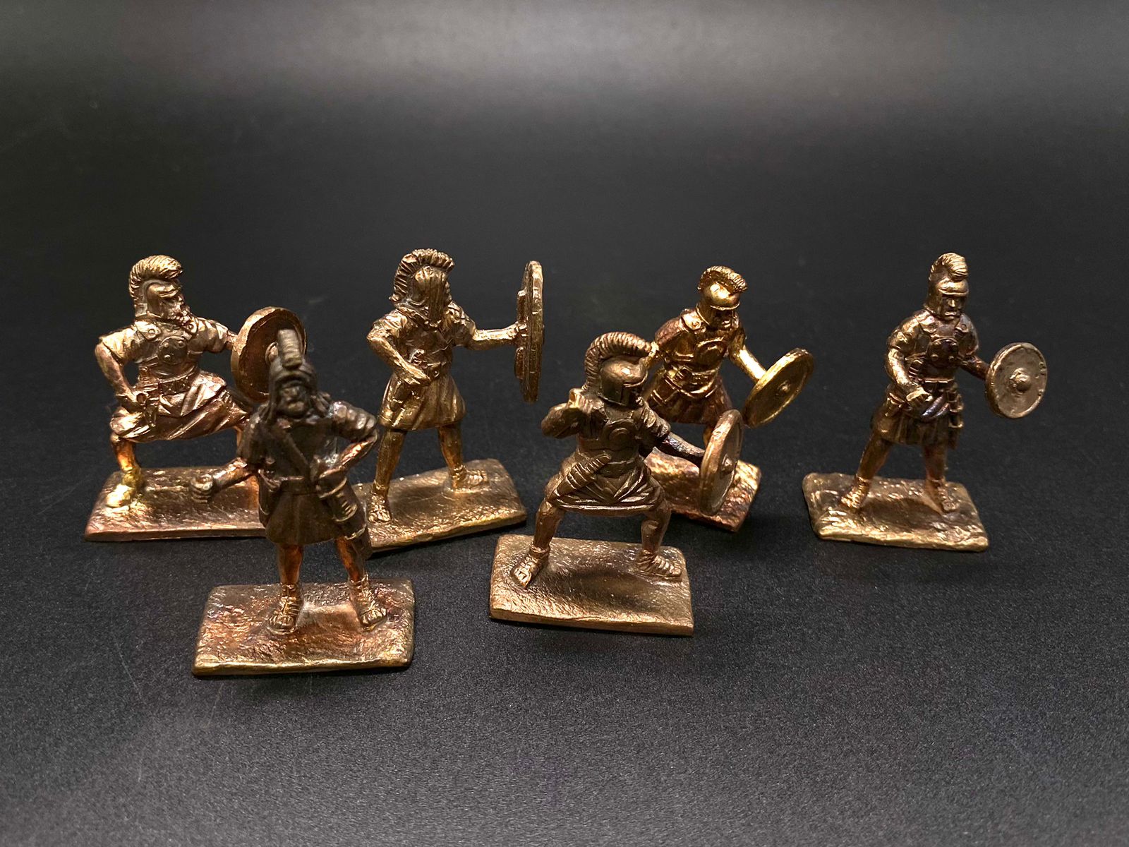 4109/БТБ Солдатики, пешие иберийцы (испанцы), 40 мм, бронза Три Богатыря