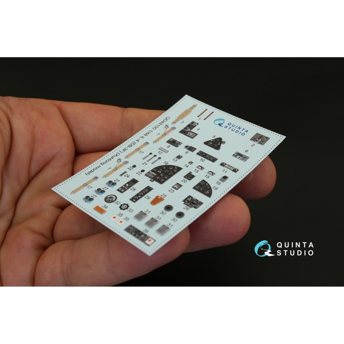 QD48100 1/48 3D Декаль интерьера кабины Ил-4 (для модели Xuntong)