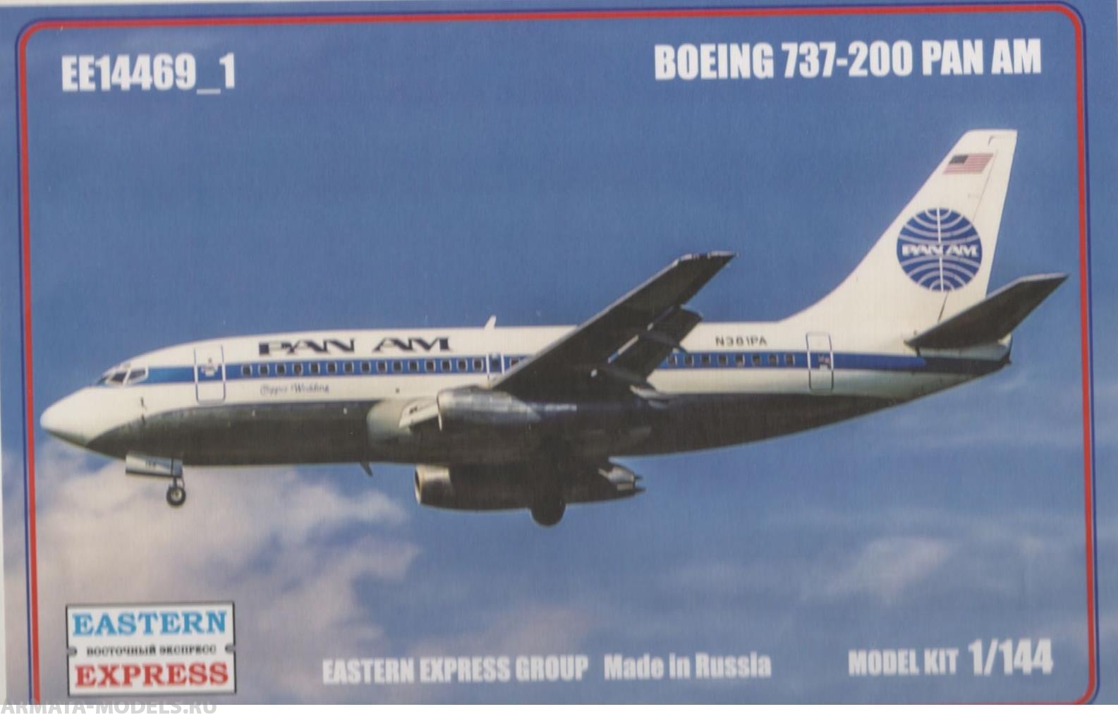 ЕЕ14469_1 Авиалайнер Б-732 PAN AM Восточный экспресс