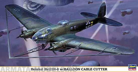 00929  Самолет Heinkel He 111 H-8 Hasegawa