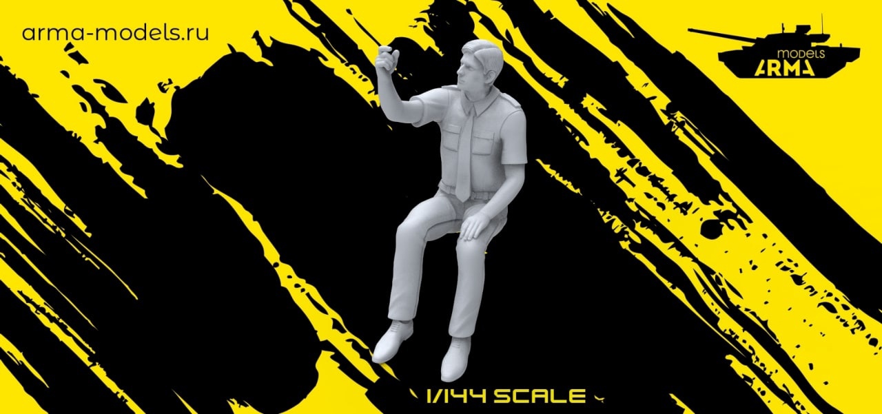 AM14460 Фигуры сидячих пилотов Arma Models