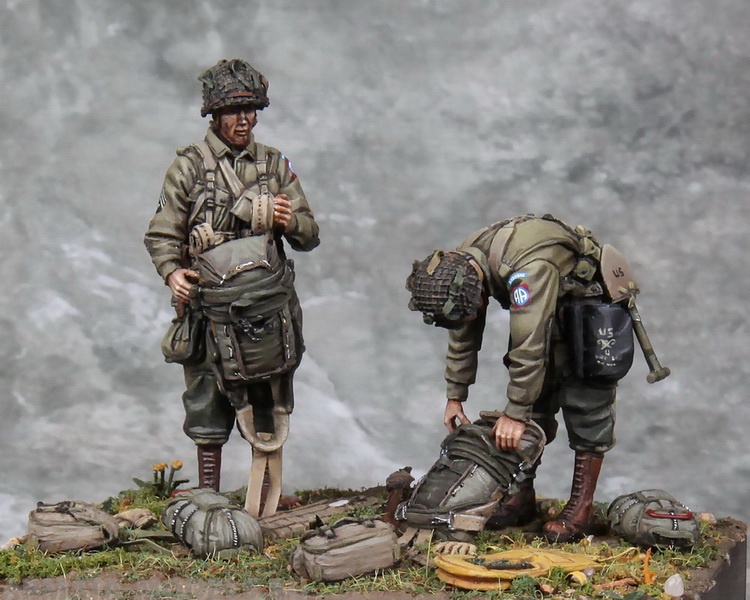 3635SOGA  U.S. Army Airbornes. D-Days.1944. SOGA Miniatures