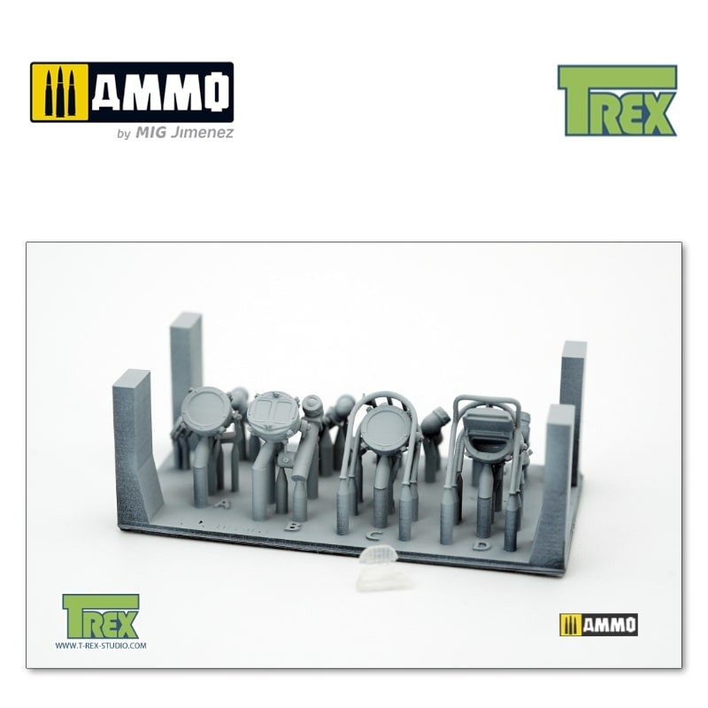 TR35041 Световые приборы T-72 Lights Set (T-72 Ural, T-72, T-72A to 1983, T-72M)