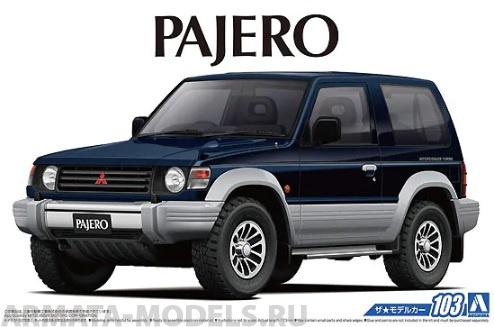 05697 Mitsubishi Pajero Metal Top Wide V24WG '91 Aoshima