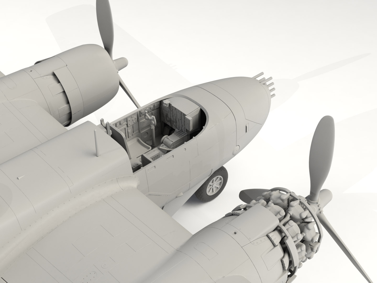 48281 B-26B-50 Инвейдер, Американский бомбардировщик ICM