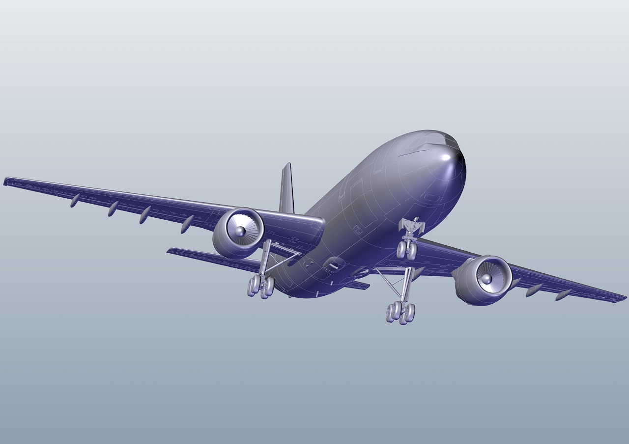 ЕЕ144146_1 Авиалайнер  А300B4 EASTERN Восточный экспресс