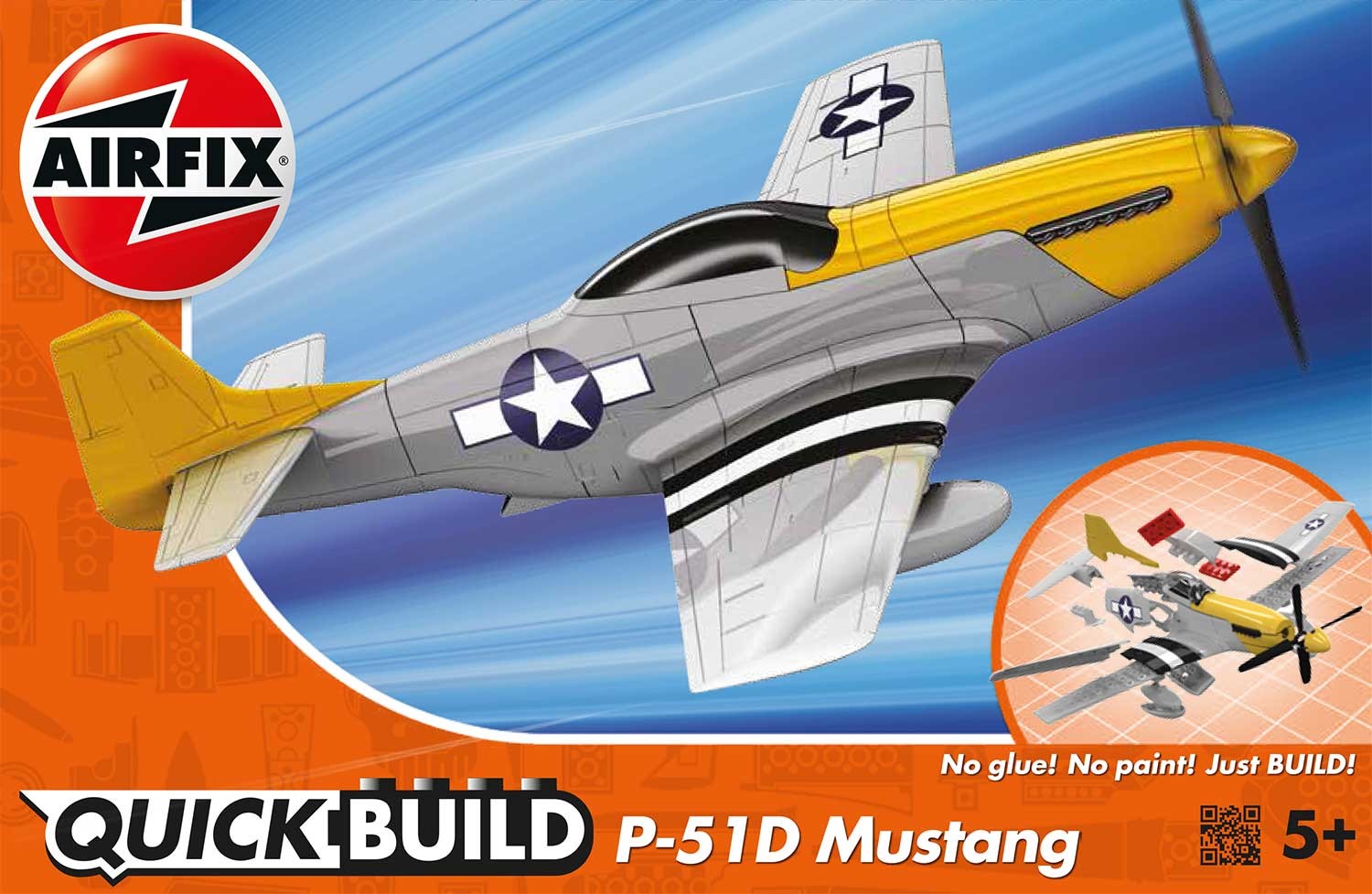 J6016 QUICKBUILD Mustang P-51D Airfix