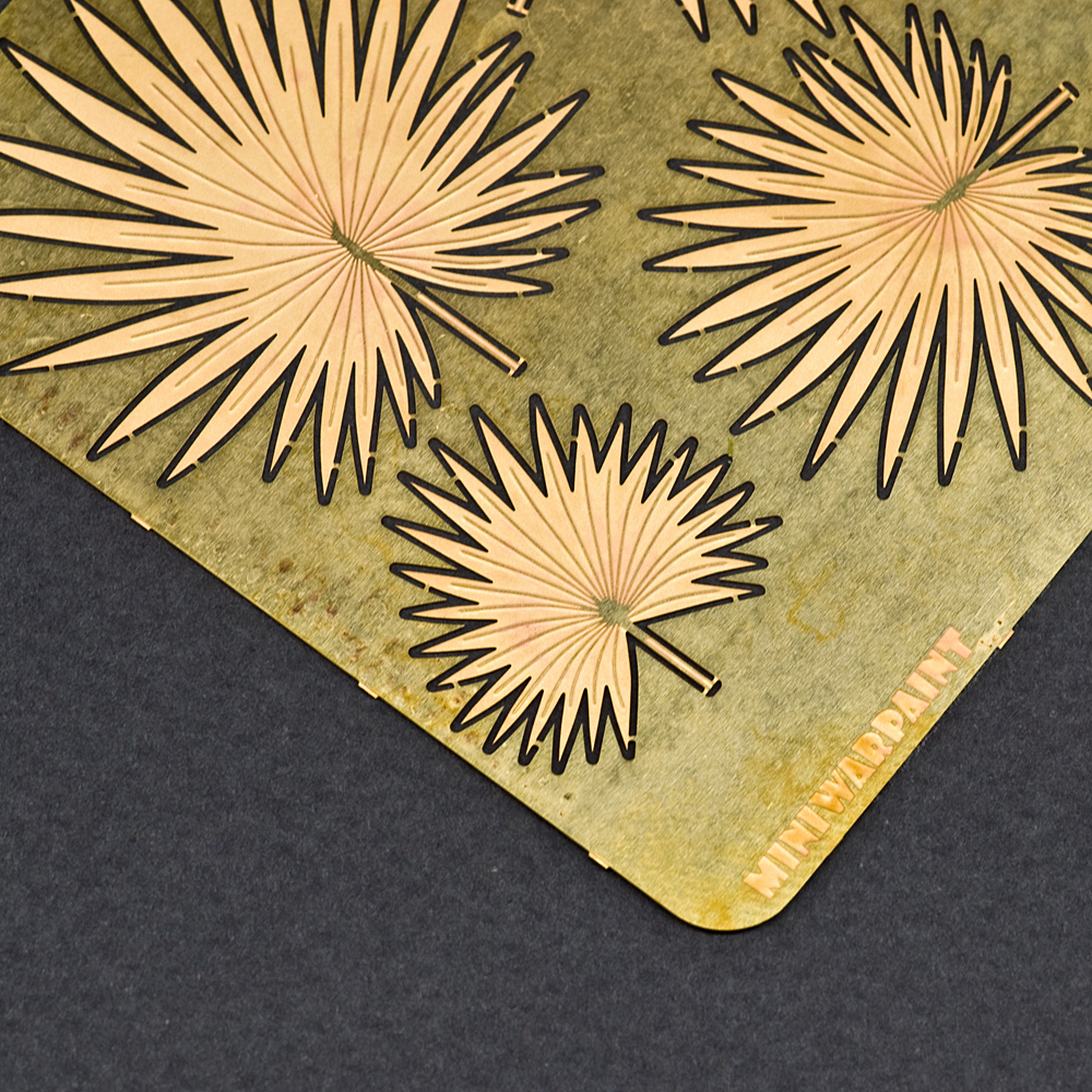 S-062 Листья пальмы веерной (Ливистона), размер М