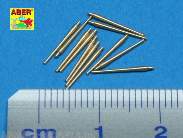 ABR-1:350-L-41  Дополнения для  Set of 12 pcs  100mm barrels M1930 L45 for French ships  для  1/350