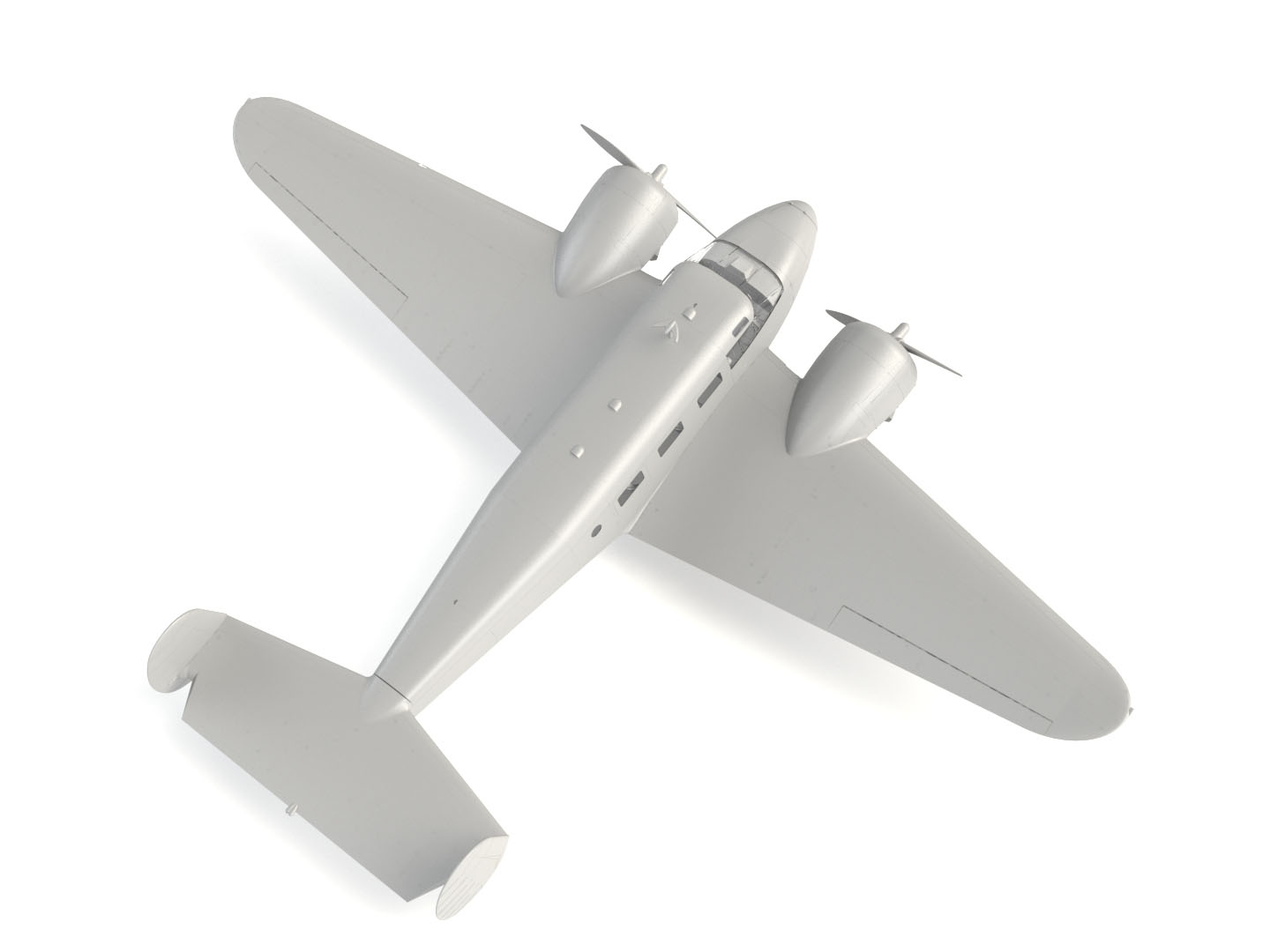 48186 C18S Magic by Moonlight Американский демонстрационный самолет ICM