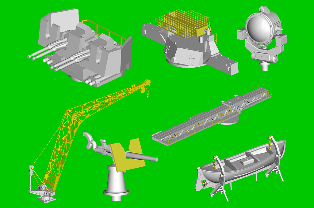 86517HB Сборная модель Линкор USS Iowa BB-61 Hobby Boss