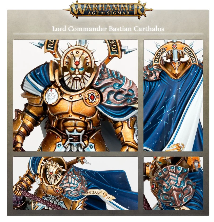 96-52GW Набор Грозорожденные Вечные. Лорд-Командир Бастиан Карфалос (AoS: Stormcast Eternals Lord-Commander Bastian Carthalos)