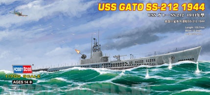 87013 Подводная лодка: USS Gato SS-212 1941 Hobby Boss