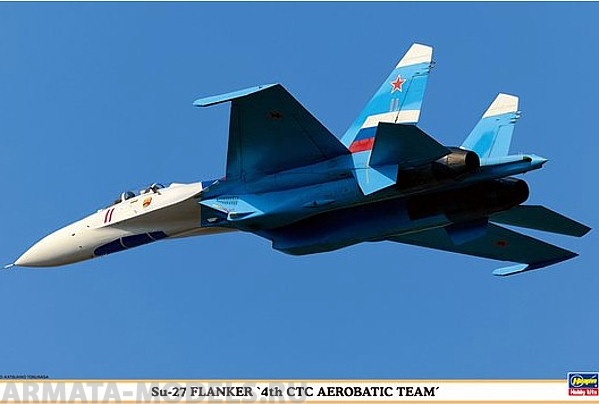 00944 Самолет Su-27 FLANKER Hasegawa