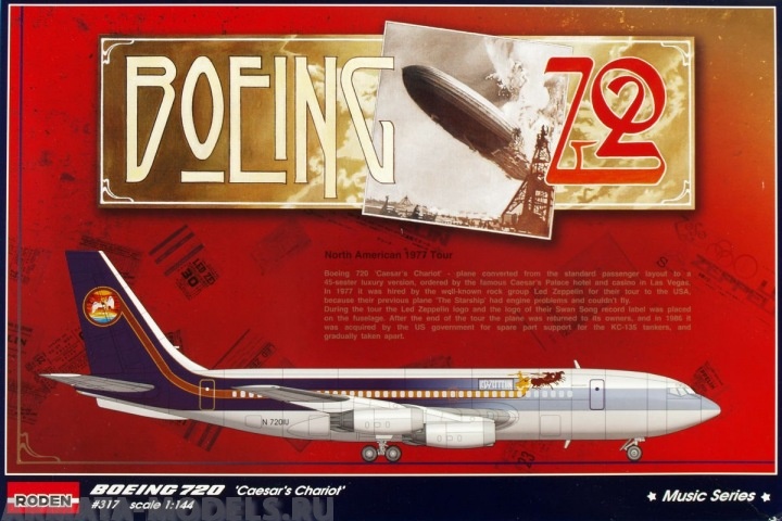 Rod317 Самолёт Boeing 720 Roden