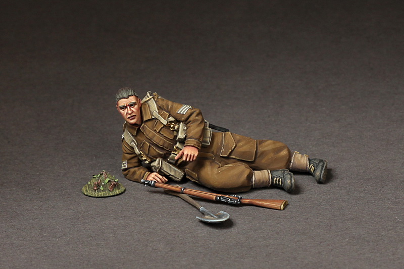 35133SOGA Sergeant British infantry at rest. SOGA Miniatures