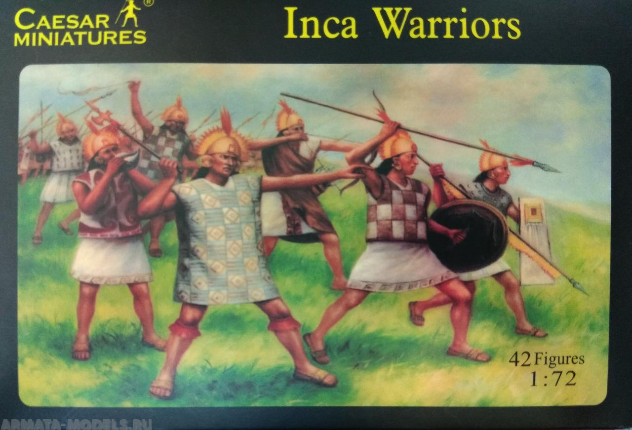 H026CSR Фигуры Inca Warriors 1/72 Caesar Miniatures Caesar Miniatures