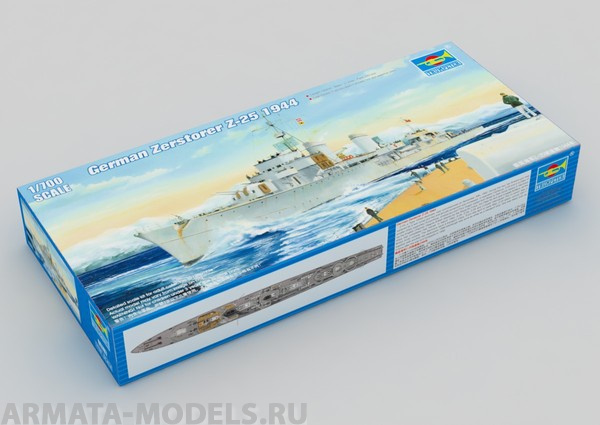 05787P Zerstorer Z-25 1944 Trumpeter