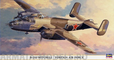 00839 Самолет B-25J Mitchell Hasegawa