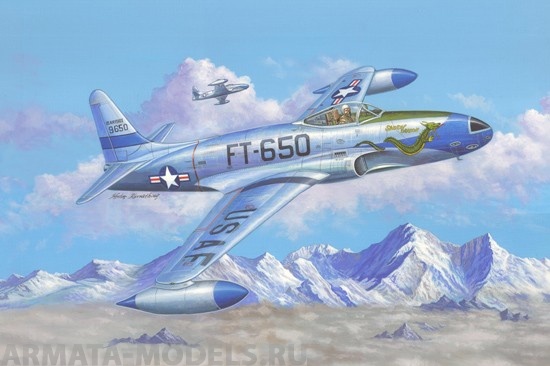 81725 Самолет F-80C Shooting Star fighter Hobby Boss