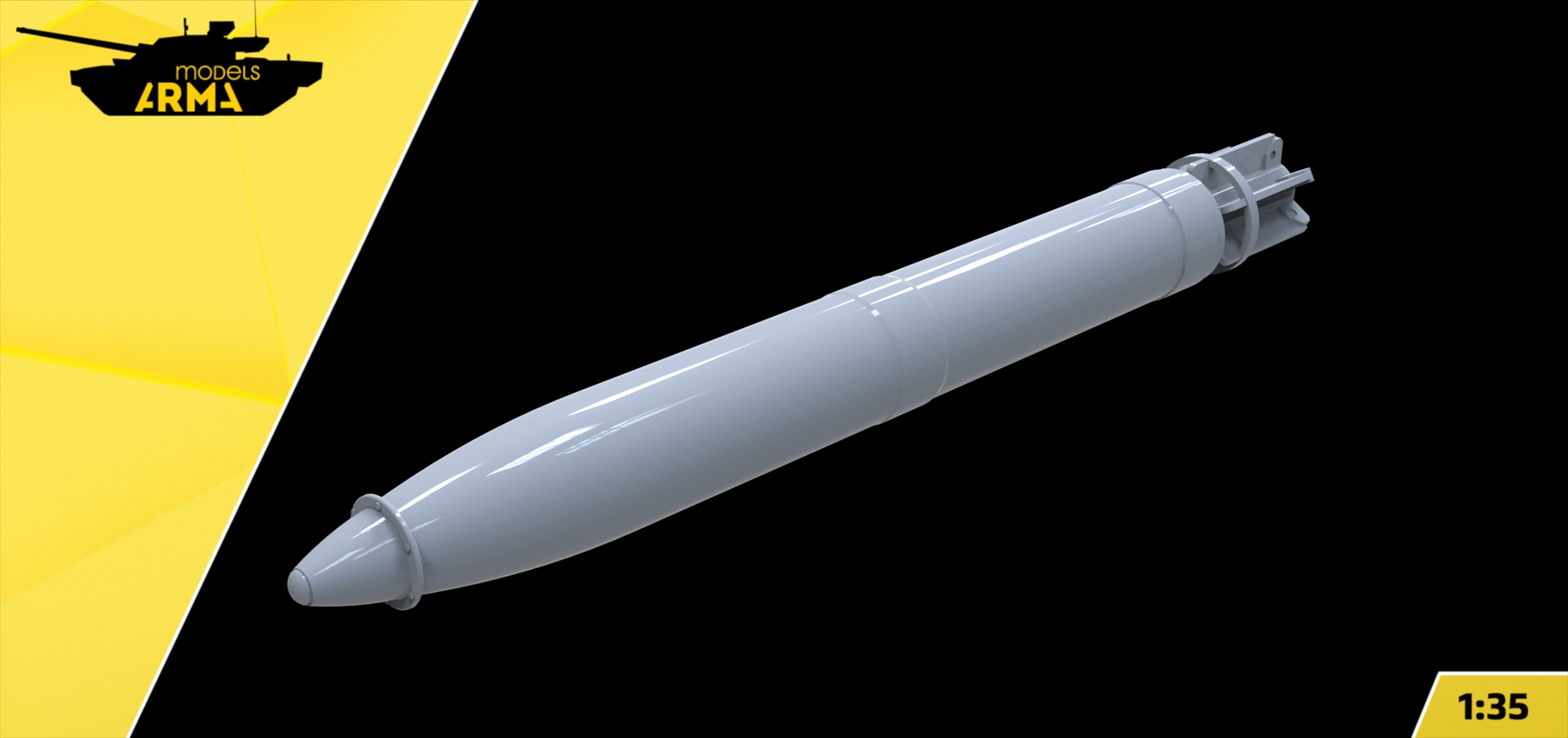 AM36019 240-мм АРМ мина 3О8 «Нерпа» с кассетной БЧ с осколочными БЭ Arma Models