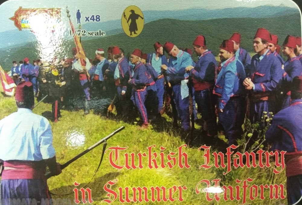 72M092ST Фигуры Turkish Army in Summer Dress 1877 Strelets