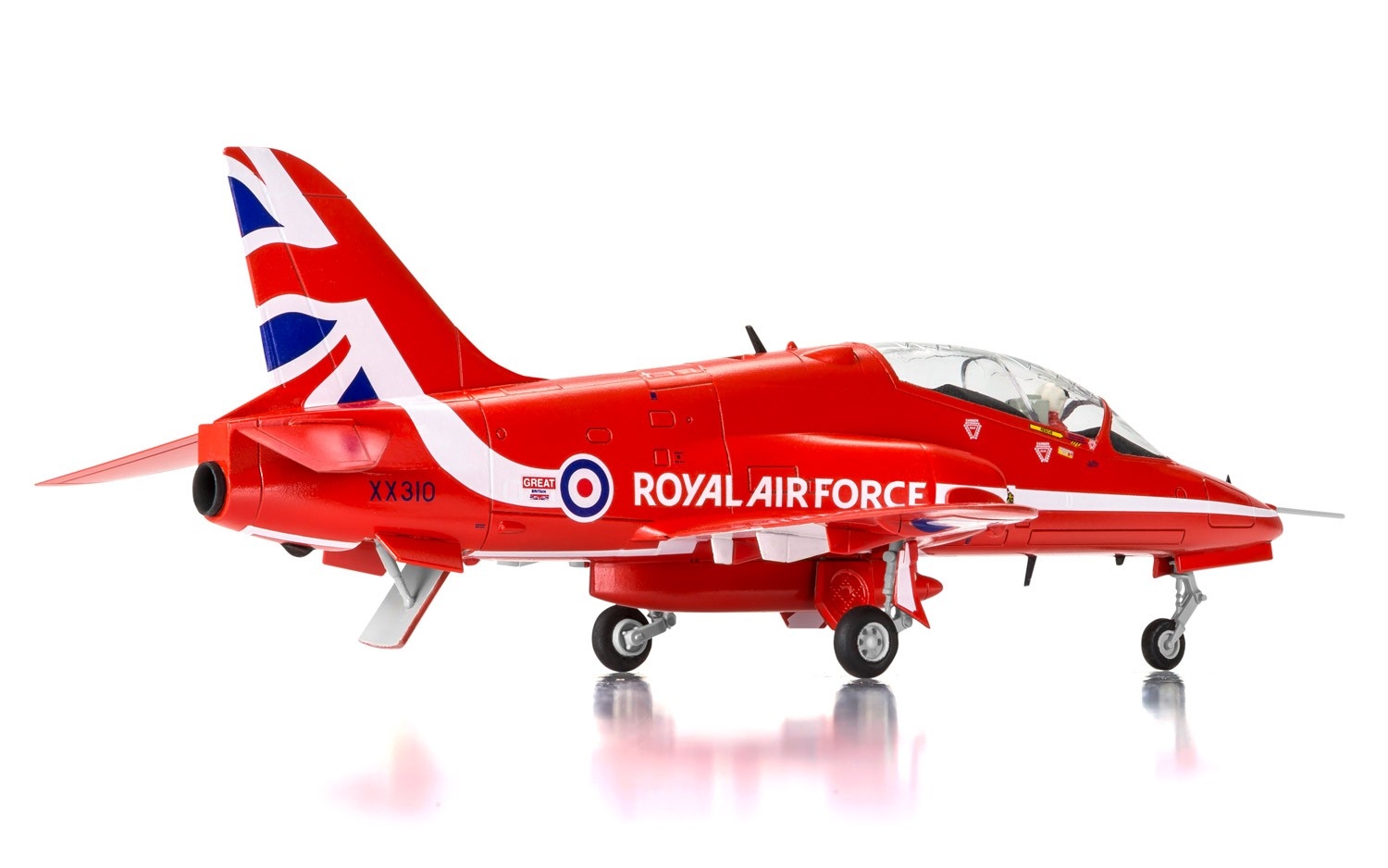 A55202B Самолет RAF Red Arrows Hawk Airfix