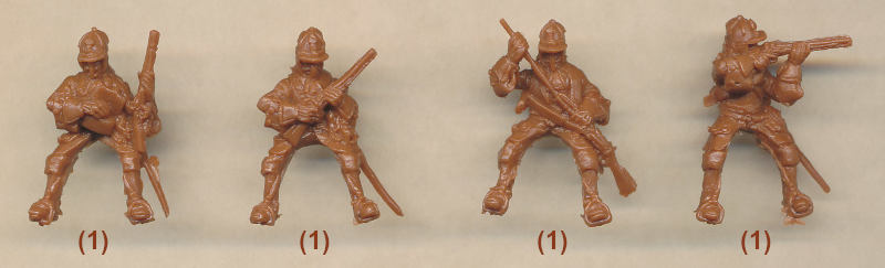 72268ST Фигуры German States' Cuirassiers in Skirmish Strelets
