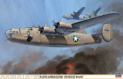 00961 Самолет  B-24D PLOESTI RAID Hasegawa