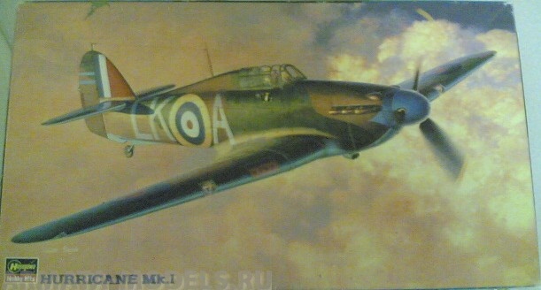 09065 Самолет Hurricane Mk.I JT65 Hasegawa