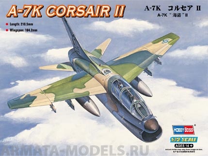 87212 Самолёт A-7K Corsair II Hobby Boss