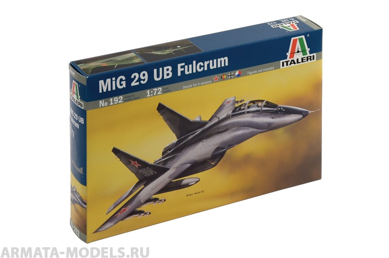 192ИТ Самолет Mig 29UB Fulcrum Italeri