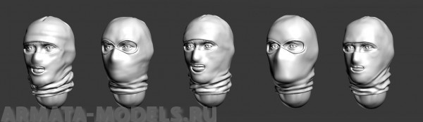 ARM356007 Современные головы в балаклавах ARMOR35