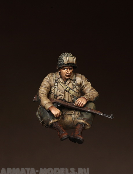 3590SOGA U.S. Army Airborne on Sherman. SOGA Miniatures