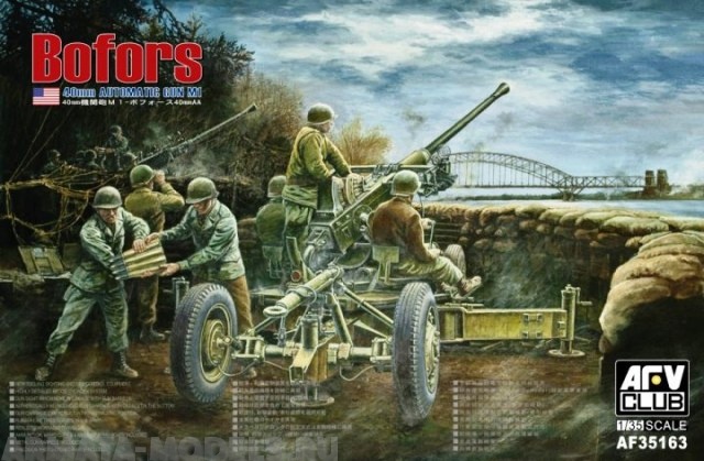 AF35163 Пушка Bofors 40mm AA AFV CLUB