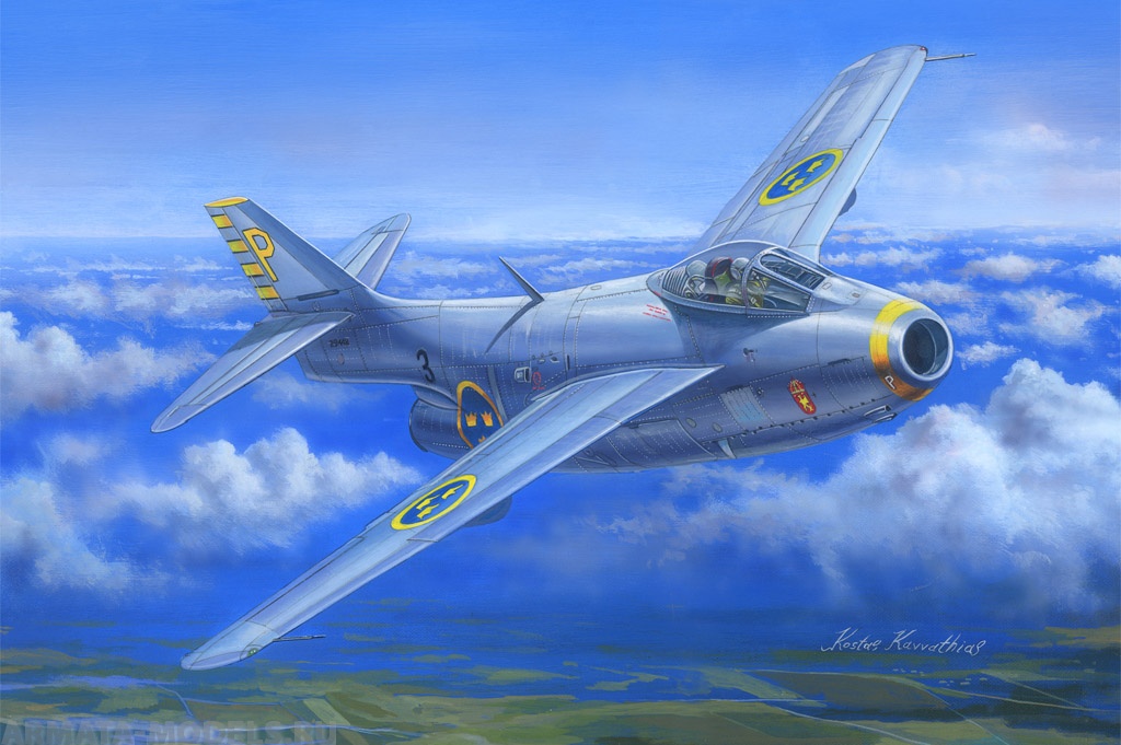 81746 Самолет J 29B Flying Barrel Hobby Boss