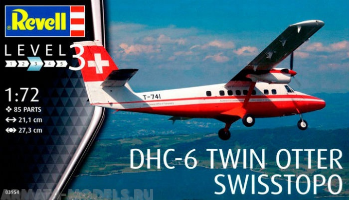 03954 Самолет Пассажирский DHC-6 Twin Otter Revell