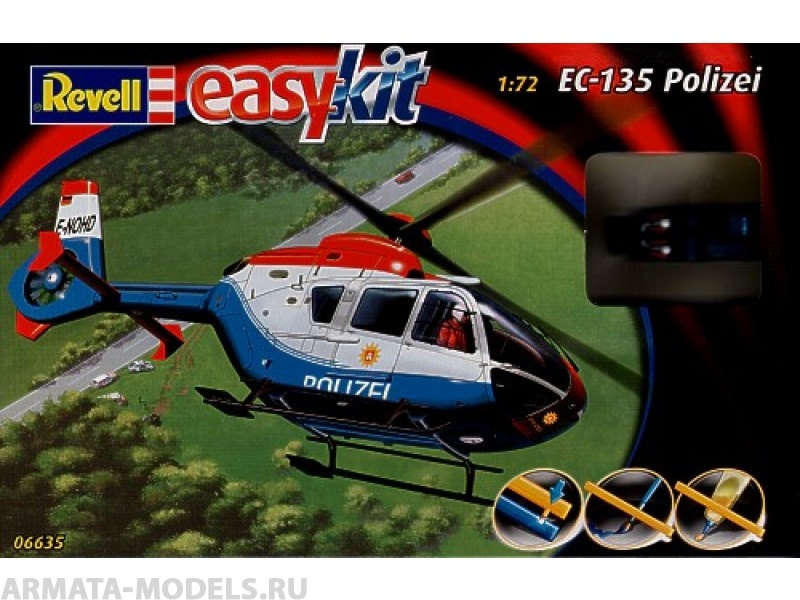 06635 Сборка вертолет EC 135 Revell