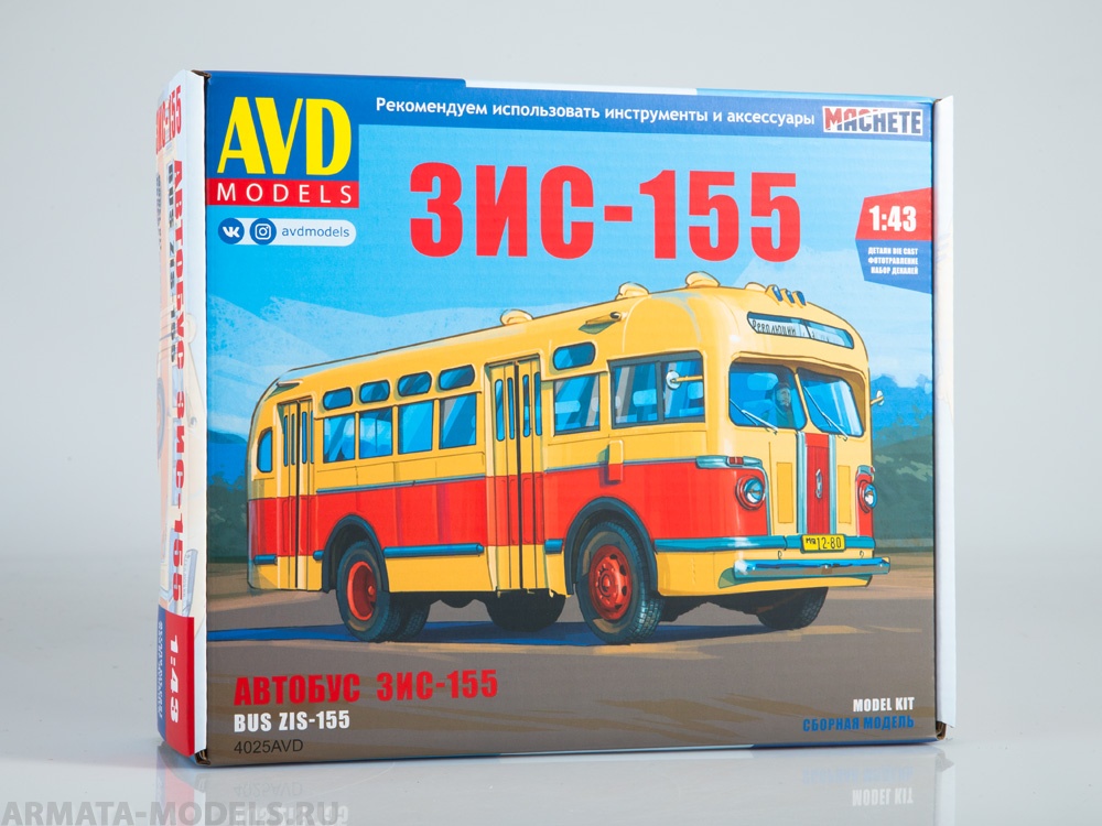 4025AVD Сборная модель ЗИС-155 AVD Models