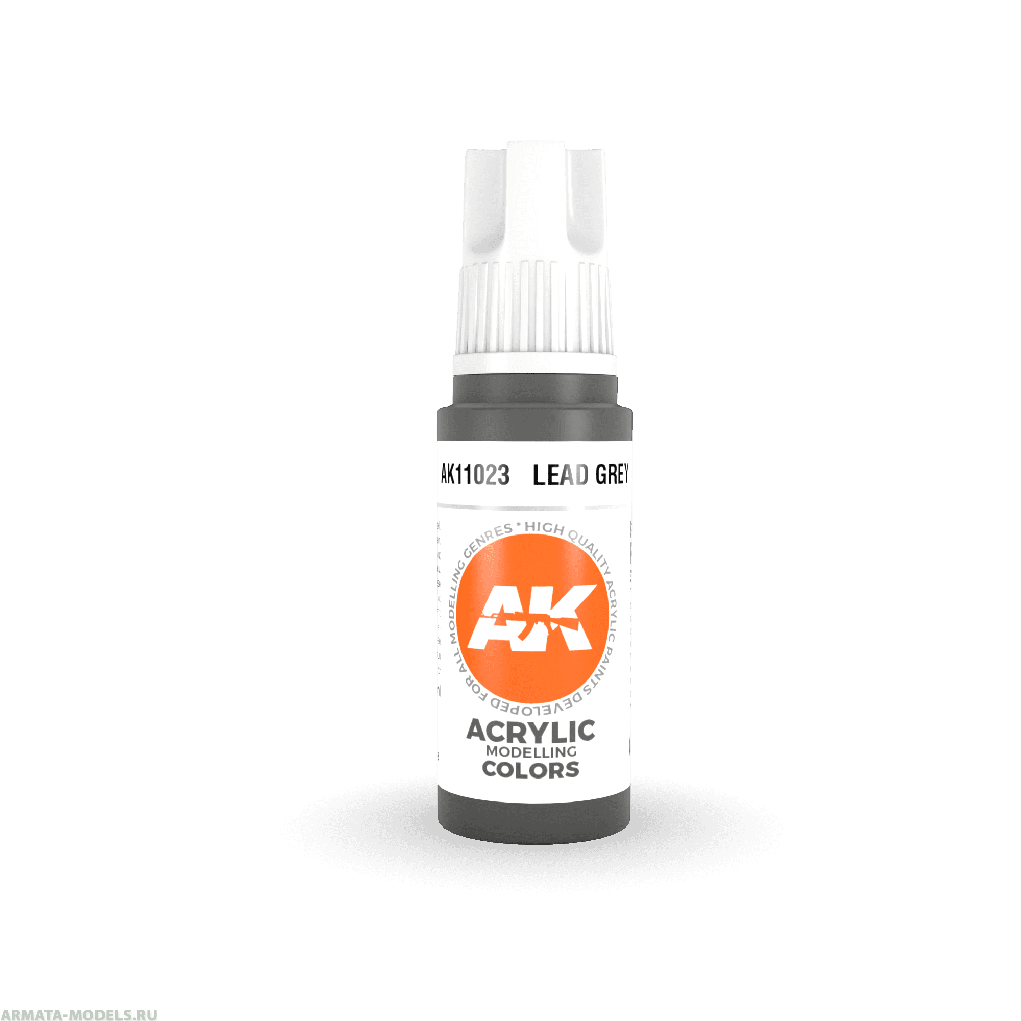 AK11023 Краска акриловая Lead Grey 17ml