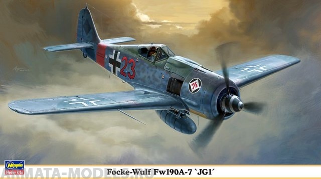 09902 Самолет FW190A-7 JG-1 Hasegawa